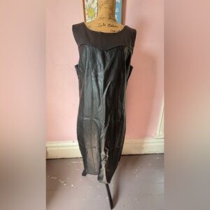 Ashley Stewart Black Asymmetrical Dress